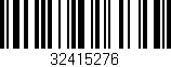 Código de barras (EAN, GTIN, SKU, ISBN): '32415276'