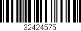 Código de barras (EAN, GTIN, SKU, ISBN): '32424575'