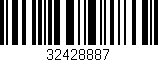 Código de barras (EAN, GTIN, SKU, ISBN): '32428887'