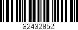 Código de barras (EAN, GTIN, SKU, ISBN): '32432852'