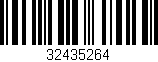 Código de barras (EAN, GTIN, SKU, ISBN): '32435264'