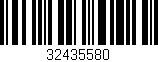 Código de barras (EAN, GTIN, SKU, ISBN): '32435580'