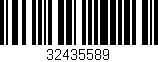 Código de barras (EAN, GTIN, SKU, ISBN): '32435589'