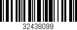 Código de barras (EAN, GTIN, SKU, ISBN): '32438099'