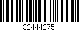 Código de barras (EAN, GTIN, SKU, ISBN): '32444275'