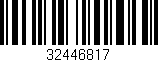 Código de barras (EAN, GTIN, SKU, ISBN): '32446817'