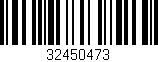 Código de barras (EAN, GTIN, SKU, ISBN): '32450473'