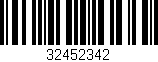 Código de barras (EAN, GTIN, SKU, ISBN): '32452342'
