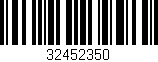 Código de barras (EAN, GTIN, SKU, ISBN): '32452350'