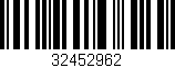 Código de barras (EAN, GTIN, SKU, ISBN): '32452962'