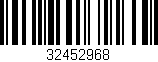 Código de barras (EAN, GTIN, SKU, ISBN): '32452968'