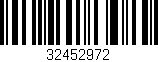 Código de barras (EAN, GTIN, SKU, ISBN): '32452972'