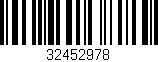 Código de barras (EAN, GTIN, SKU, ISBN): '32452978'