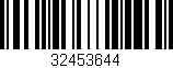 Código de barras (EAN, GTIN, SKU, ISBN): '32453644'