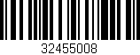 Código de barras (EAN, GTIN, SKU, ISBN): '32455008'