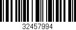 Código de barras (EAN, GTIN, SKU, ISBN): '32457994'