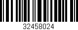 Código de barras (EAN, GTIN, SKU, ISBN): '32458024'