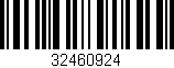 Código de barras (EAN, GTIN, SKU, ISBN): '32460924'
