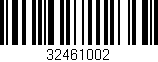 Código de barras (EAN, GTIN, SKU, ISBN): '32461002'