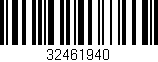 Código de barras (EAN, GTIN, SKU, ISBN): '32461940'