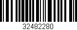 Código de barras (EAN, GTIN, SKU, ISBN): '32482280'