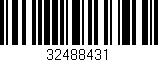 Código de barras (EAN, GTIN, SKU, ISBN): '32488431'