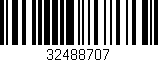 Código de barras (EAN, GTIN, SKU, ISBN): '32488707'