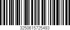 Código de barras (EAN, GTIN, SKU, ISBN): '3250615725493'