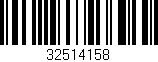 Código de barras (EAN, GTIN, SKU, ISBN): '32514158'