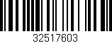 Código de barras (EAN, GTIN, SKU, ISBN): '32517603'