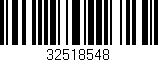 Código de barras (EAN, GTIN, SKU, ISBN): '32518548'