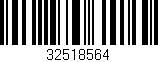 Código de barras (EAN, GTIN, SKU, ISBN): '32518564'