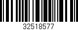 Código de barras (EAN, GTIN, SKU, ISBN): '32518577'