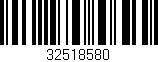 Código de barras (EAN, GTIN, SKU, ISBN): '32518580'