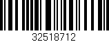 Código de barras (EAN, GTIN, SKU, ISBN): '32518712'