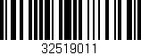 Código de barras (EAN, GTIN, SKU, ISBN): '32519011'