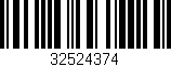 Código de barras (EAN, GTIN, SKU, ISBN): '32524374'