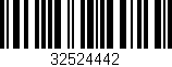 Código de barras (EAN, GTIN, SKU, ISBN): '32524442'