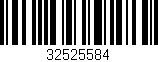 Código de barras (EAN, GTIN, SKU, ISBN): '32525584'