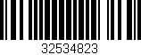 Código de barras (EAN, GTIN, SKU, ISBN): '32534823'