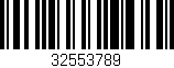 Código de barras (EAN, GTIN, SKU, ISBN): '32553789'