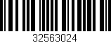 Código de barras (EAN, GTIN, SKU, ISBN): '32563024'