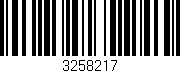 Código de barras (EAN, GTIN, SKU, ISBN): '3258217'