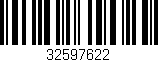 Código de barras (EAN, GTIN, SKU, ISBN): '32597622'