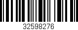 Código de barras (EAN, GTIN, SKU, ISBN): '32598276'