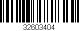Código de barras (EAN, GTIN, SKU, ISBN): '32603404'