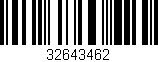 Código de barras (EAN, GTIN, SKU, ISBN): '32643462'