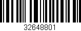 Código de barras (EAN, GTIN, SKU, ISBN): '32648801'