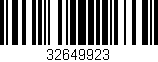 Código de barras (EAN, GTIN, SKU, ISBN): '32649923'