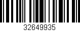 Código de barras (EAN, GTIN, SKU, ISBN): '32649935'